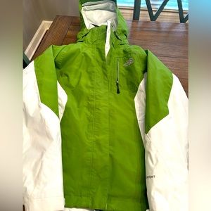 North face rain coat